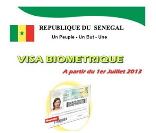 Visa pour le Sénégal